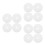 12Pièces Recharges PP Blanches Usage Long 9