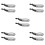 10Pièces Bandes Jambe Élastiques Noires Réglables Cyclisme Course 10