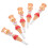 15Pièces Tees Courts Golf Design Cheerleader Pour 2