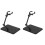 6Pièces Supports Plastique Ajustables Pour Exposition Figurines 4