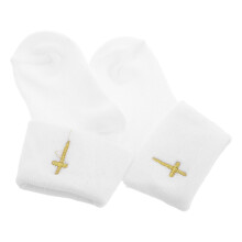 5Paires Bébé Croix Antidérapantes Pour Baptême