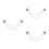3Pièces Broches Vintage Dorées En De Zinc Pour Costume Et Pull 5
