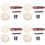 4Ensembles Kit Accessoires Bocal Pâte Fermentée Couvre-Tissu Coloré 6