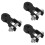 3Pièces Extensions Amortisseurs Aluminium Noir Usage Tout- 8