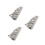 3Pièces Guerre Miniatures Bâtiments Cassés Jeu DIY Gris 7