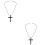 2Pièces Pendentifs Ajustables Métal Noir Pour Décoration Auto 6
