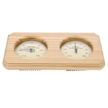 5Pièces Hygromètre Thermomètre Bois Sauna Température