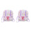 2Pièces Sac À Bébé Multifonction En Tissu Et Coloré 9