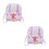 2Pièces Sac À Bébé Multifonction En Tissu Et Coloré 6