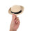 2Pièces Petits Chapeaux Tissés Beige, Accessoires Pour Poupées 4