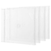 8Pièces Étuis Transparent Cd Dvd Organisateurs Robustes