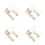 4Ensembles Slices En Bois Brut Pour 5