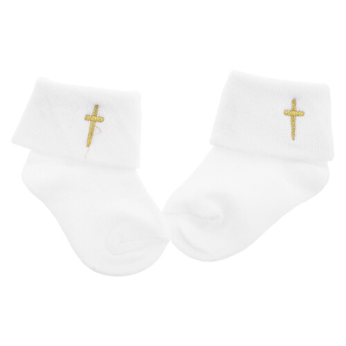 5Paires Bébé Croix Antidérapantes Pour Baptême 2