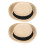 2Pièces Petits Chapeaux Tissés Beige, Accessoires Pour Poupées 11