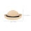 2Pièces Petits Chapeaux Tissés Beige, Accessoires Pour Poupées 2