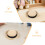 2Pièces Petits Chapeaux Tissés Beige, Accessoires Pour Poupées 8