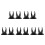 10Pièces Support Scanner Portable Noir Polyvalent Base Antibasculement 4