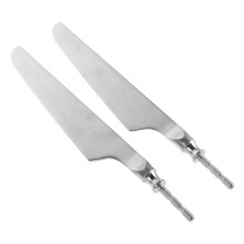 4Pièces Lames De Couteau Remplaçables Acier Inoxydable Argenté DIY