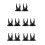 10Pièces Support Scanner Portable Noir Polyvalent Base Antibasculement 9