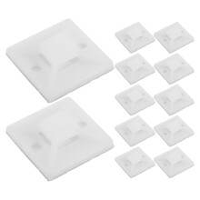 300Pièces Clips Auto-Adhésifs Blancs Pour Organisation De Câbles Pe