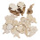 4Ensembles Slices En Bois Brut Pour 3
