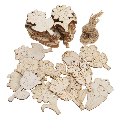 4Ensembles Slices En Bois Brut Pour 2