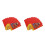 40Pièces Amulettes PVC Multicolores Protection Chance 2025 2