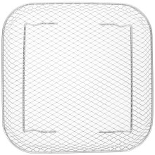4Pièces Grille Carrée Air Fryer En Acier Inoxydable Argenté Pour Bbq
