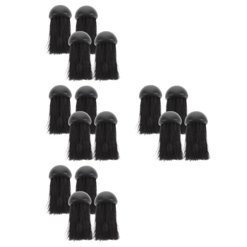 16Pièces Balai Main Polyvalent Pour Cuisine Nylon Noir 2