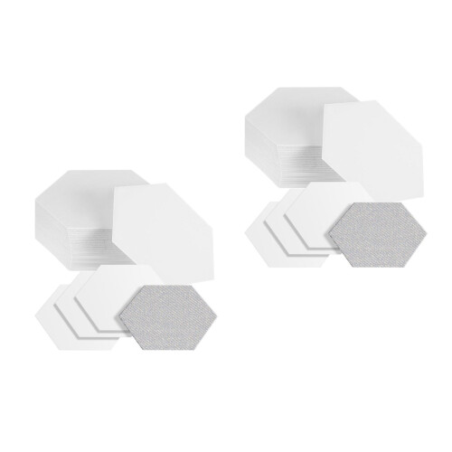 200Pièces Modèles Hexagones Papier Pour Couture Patchwork 2