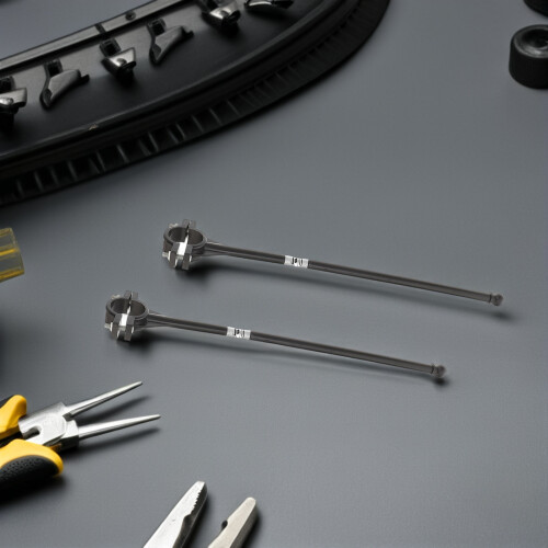 16Pièces Mâts Guidon ABS Noir Robuste Pour 2