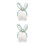 2Pièces Cache-Oreilles Vert Pour Oreilles 8