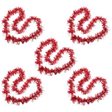 10Pièces Tressées Rouge PVC Décorations De Noël Pour