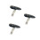 3Pièces Pèse- Électronique Portable Design T Noir Durable 10