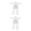 6Ensembles Imperméables Ponchos Plastique Transparente Usage Extérieur 4