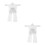 6Ensembles Imperméables Ponchos Plastique Transparente Usage Extérieur 6