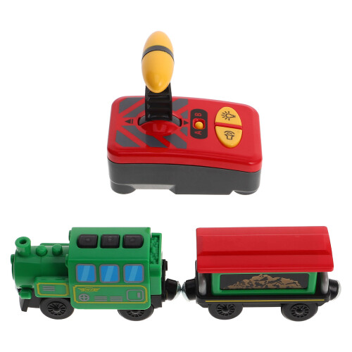 5Pièces Train Enfant Plastique Vert Réaliste Jeu Maison 1