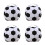 4St Kawaii Polyester Zitzak Met Voetbalprint Voor Speelgoedopslag 7