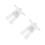 6Ensembles Imperméables Ponchos Plastique Transparente Usage Extérieur 8