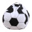 4St Kawaii Polyester Zitzak Met Voetbalprint Voor Speelgoedopslag 2