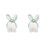 2Pièces Cache-Oreilles Vert Pour Oreilles 4