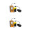 2Pièces Fish Finder Électronique Usage Pêche Durable Plastique 6