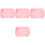 4Pièces Tapis Silicone Rose Non Pour Peinture DIY 4