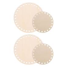8St Beige Borduurframe En Crochet Basis Voor Diverse DIY
