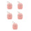 5Pièces Distributeurs Portables Rose Anti- Pour Voyage Maison 7