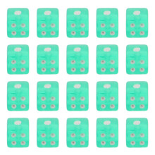 500Pièces Mini Dés Plastiques Verts Transparents Pour Fêtes Et Classe