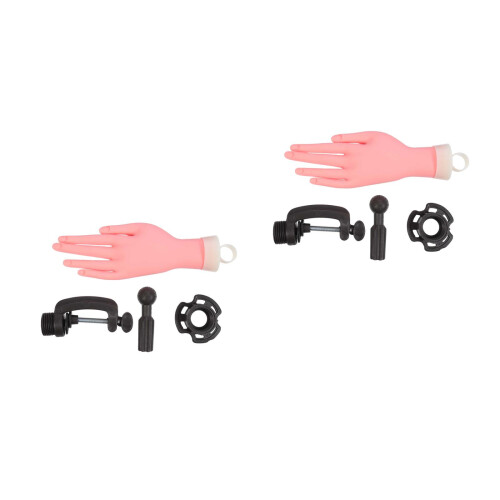 2Ensembles Mains Mannequins Bendable PVC Nail Art 2