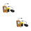 2Pièces Fish Finder Électronique Usage Pêche Durable Plastique 10