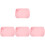 4Pièces Tapis Silicone Rose Non Pour Peinture DIY 3