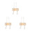 3Pièces Prop Photo Bébé Bois Beige Pour Usage Intérieur 8